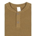thumbnail image 2 of Modern Moments by Gerber Toddler Boy Waffle Henley Sweater Knit, 12 Months - 5T, 2 of 6