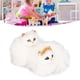 thumbnail image 4 of Lindo Gato De Peluche, Juguete De Gato De Peluche Realista Decorativo 2 Piezas Realistas Para La Oficina, 4 of 7