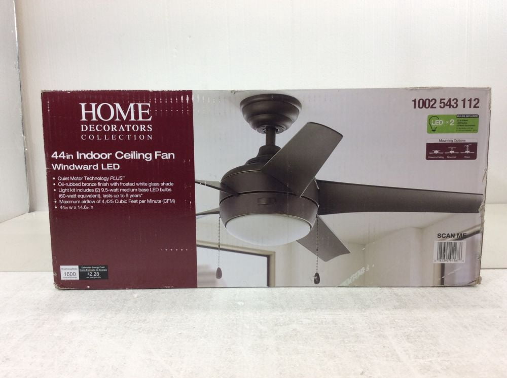 LED Oil Rubbed Bronze Ceiling Fan 