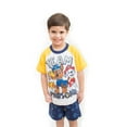 thumbnail image 2 of Paw Patrol Chase Marshall Rubble Toddler Boys Pullover T-Shirt and French Terry Shorts Outfit Set Infant to Little Kid, 2 of 5
