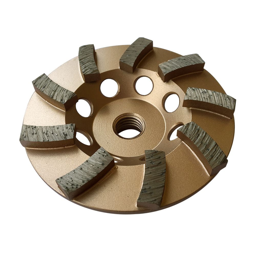 2 X 4.5" Diamond Grinding Cup Wheel Double Row Concrete Angle Grinder 18 Segment 