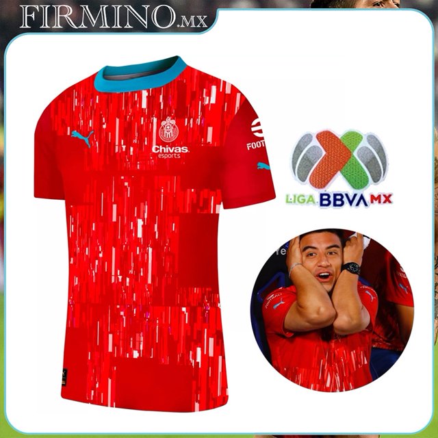 2023 2024 Jersey Chivas Football Trainning Shirt Camiseta de Fútbol Personalización Nombre Número Gao Jiahui unisex