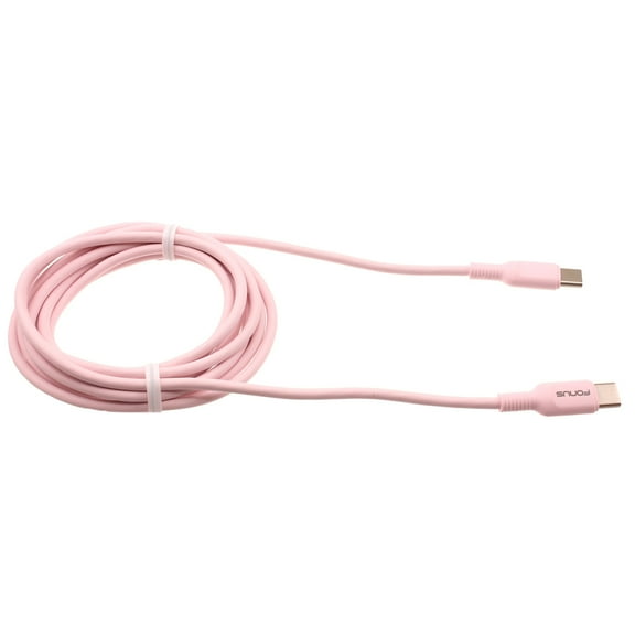 USB-C to Type-C Pink 6ft PD Cable for OnePlus Nord N200 5G Phone - Fast Charger Cord Power Wire Sync [C-to-C] B5W