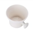 thumbnail image 2 of Cuenco de plástico para jabón de afeitar, cuenco para crema y jabón de afeitar, cuenco para afeitar para hombres (blanco), 2 of 5