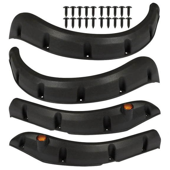 Labwork 4 Pcs Front & Rear Wheel Fender Flares 1-8946468-887435 Fit for 1996-2013 EZGO TXT Gas Electric Golf Carts