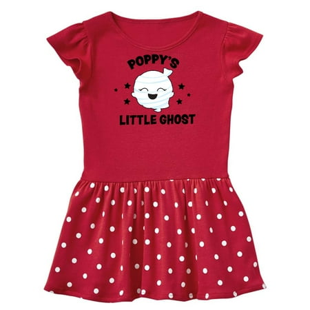 

Inktastic Cute Poppy s Little Ghost with Stars Gift Toddler Girl Dress