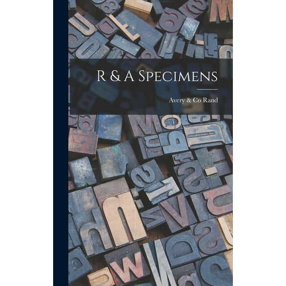 R & A Specimens (Hardcover)