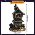thumbnail image 3 of Halloween Haunted House Lights - Halloween Table Decorations Indoor Lighted House Decor Decorations for Home Kitchen Fireplace Desk Ornaments Silver, 3 of 6