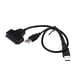thumbnail image 1 of Cable adaptador macho USB2.0 a SATA 22Pin con cable de alimentación USB Sata para unidad de disco duro portátil 2.5 HDD Sweethay DN1250-00B, 1 of 2