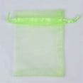 thumbnail image 1 of Bolsa de Organza con cordón para decoración de fiesta, embalaje de joyería, tul, dulces, Navidad, boda, 50%, 1 of 4