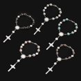 thumbnail image 2 of Pulsera de perlas de imitación para recuerdos de bautizo, recuerdos religiosos, bodas, fiestas, 2 of 5