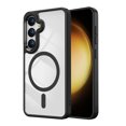 thumbnail image 1 of [PST] Samsung Galaxy S25 / S24 Case, Transparent Hard PC Hybrid Back Cover with Magnetic MagSafe Compatible, 1 of 4