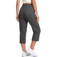 thumbnail image 5 of Fantaslook Women Capri Pants High Waisted Drawstring Summer Yoga Pants Workout Cropped Joggers Lounge Pants with Pockets, 5 of 9