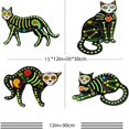 Color Printing Flower Cat Garden Card Yard Garden Picket Fence Edging