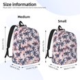 Qekee Tropics Palm Trees for Canvas College Laptop Backpack is a