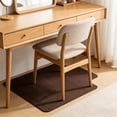 thumbnail image 4 of Fridja Home Essentials office Chair Mat for Hardwood Floor Under Desk Computer Rolling Chair Mat for Wood Tile Floor Non Slide Heavy Duty Desk Rug Polyester Hard Floor Protector, 4 of 6