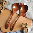 thumbnail image 4 of Xihbxyly Despacho de almacén Caja abierta Cuchara de madera Tenedor Utensilios de cocina Utensilios de cocina Cuchara para sopa Vajilla, 4 of 7