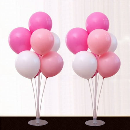 Glass Pouring Ceremony Kit Balloon Stand Kit Clear Tabletop Balloon Holder for Birthday Party and Wedding Decorations Opening Graduation Ceremony ()