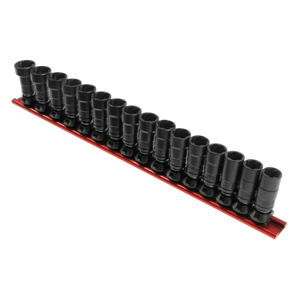 Mayhew 66340 16Piece 1/4 in. Drive Metric Twist Socket Set Walmart