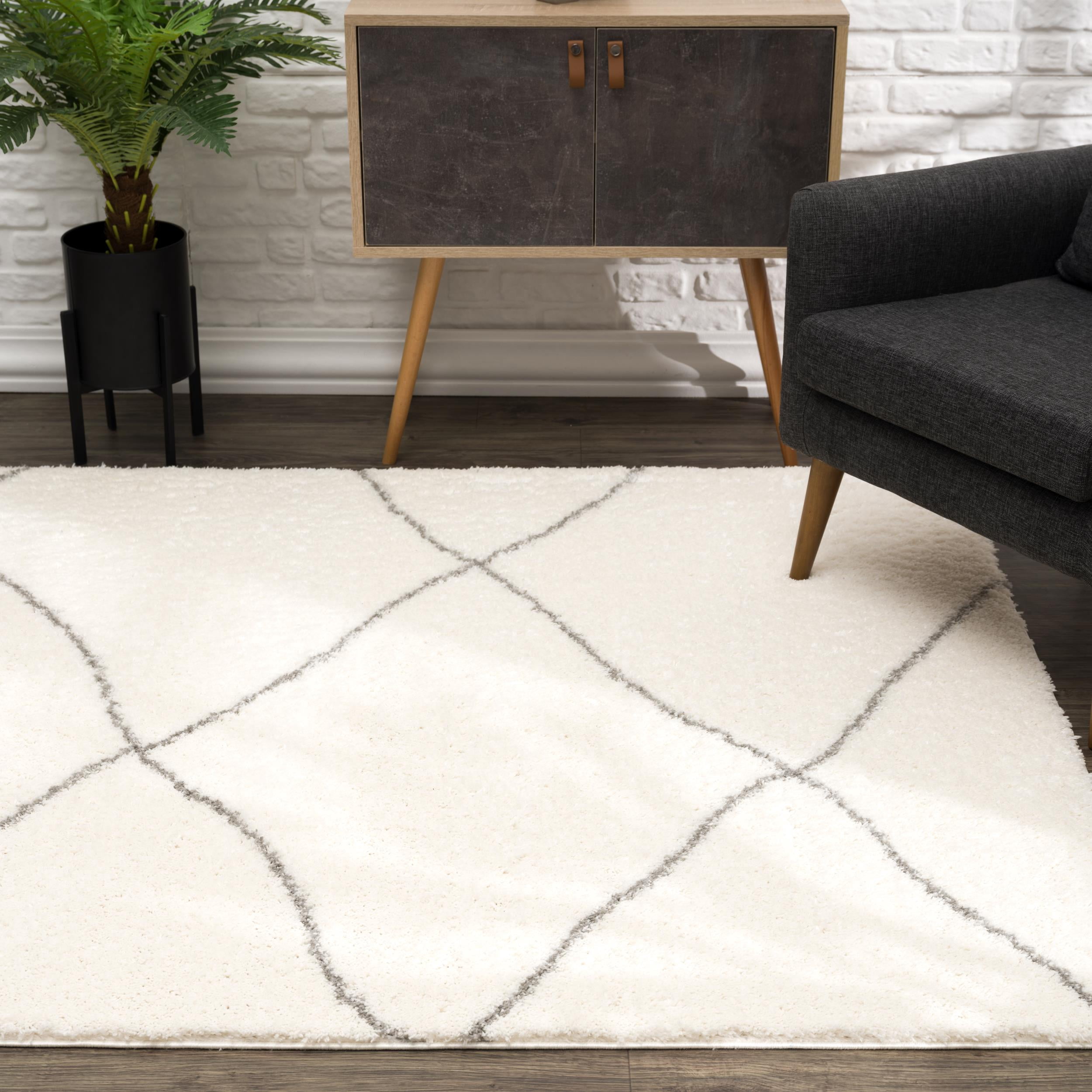 Rug Branch Retro Collection Modern Geometric Area Rug