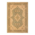 thumbnail image 2 of Unique Loom Edinburgh Collection Area Rug - Daisy (7' 1" x 10' Rectangle Light Green/Cream), 2 of 6