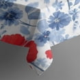 thumbnail image 3 of Pioneer Flower Floral Print Pattern Rectangle Tablecloth 60"x102",Waterproof Polyester Rectangle Table Cloth, Wipeable Spillproof Polyester Tablecloth for Dining, Camping, Indoor and Outdoor, 3 of 6