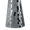 thumbnail image 4 of 10", 8"H Silver Glass Mushroom Sculpture, by DecMode (2 Count), 4 of 5