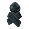 thumbnail image 4 of Sombrero de pescador con bufanda: un sombrero moderno y cómodo para excursiones de senderismo al aire libre. gris oscuro, 4 of 8
