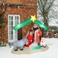 thumbnail image 3 of Winado 6FT Inflatable Nativity Garden Jesus Family Decoration Inflatable Pre-Lit Baby Jesus Decor, 3 of 9