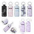 thumbnail image 2 of Chapstick Clip-On Sleeve Pouch Neoprene Keychains Lipstick Holder Elastic Lip Balm Holster Keychain Holder for Travel, 2 of 3