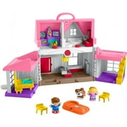 Fisher-Price Little People Big Helpers Interactive Home Playset with Emma and Jack, Pink