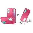 thumbnail image 2 of BD Combo Bundle Case for Samsung Galaxy A53 5G Case - (Teal/Pink) Tough Rugged Protector Stand Cover with Screen Protectors, Premium Wireless Earbuds, TWS with Charging Case, 2 of 5