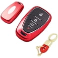thumbnail image 2 of ROYALFOX(TM TPU Smart Remote Key 2 3 4 5 6 Buttons Case Cover Fob for 2016 2017 2018 2019 2020 Chevrolet Malibu Camaro, 2 of 2