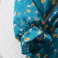 thumbnail image 6 of Mercatoo Child Girls Kids Long Sleeve Thin 𝐅loral Casual Dress Kids Holiday P𝐚rty High Waist Swing 𝐅lowy Midi Dresses, 6 of 9