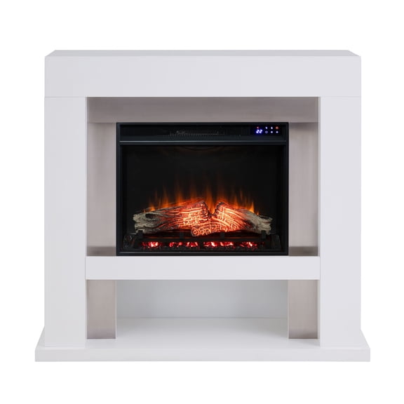 SEI Lirrington Stainless Steel Touch Screen Electric Fireplace