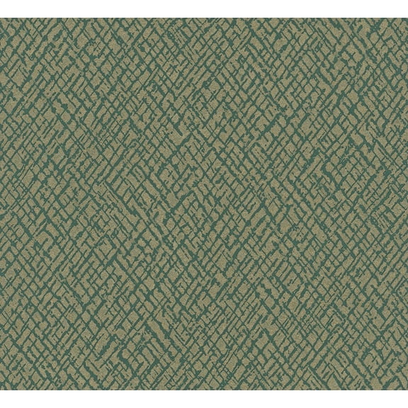 Concord Wallcoverings Modern Textured Wallpaper Geometric, Vinyl Accent Wall Waves, Beige Gold Metallic, 27 in x 33 Ft (74 sq. ft), 99137