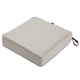 thumbnail image 5 of Classic Accessories Montlake FadeSafe Water-Resistant Patio Lounge Chair/Loveseat Cushion, 23 x 23 x 5 inch, Heather Grey, 5 of 13