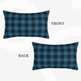 thumbnail image 4 of Kdxio Cotton Pillow Cases 20"x30" Pillowcases,Soft and Breathable Bedroom Pillow Cases-Blue Black Plaid, 4 of 8