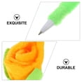 thumbnail image 3 of 12 bolígrafos de escritura con diseño de flores de peluche, bolígrafos novedosos, bolígrafos para probar telas., 3 of 8