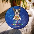 thumbnail image 3 of Autism Awareness Boston Terrier Accept Understand Love Stained Glass Suncatcher Gentleman Dog Lover Gifts Window Hanging Sign Decor - 12003, 3 of 5