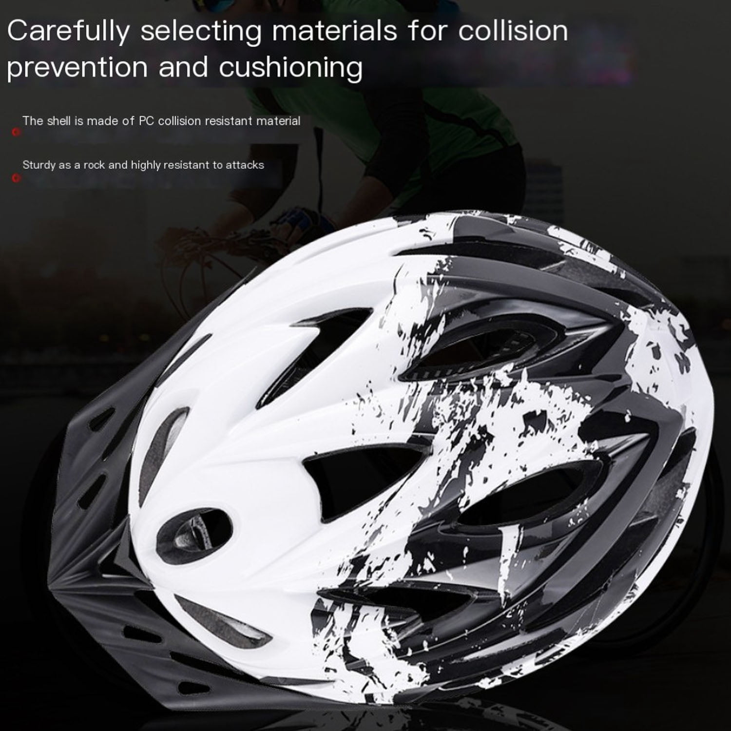 Mirov Adult bicycle helmet featuring a USB-rechargeable LED light, removable goggles, and a visor; unisex adult helmet for mountain and road bikes