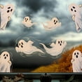 thumbnail image 4 of Halloween Window Clings 8Pcs Cute Ghost Static Decals Reusable Stickers for Glass Party Decor, 4 of 6