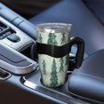 thumbnail image 5 of 40oz Tumbler,Light Green Christmas Tree and Snow Pattern Insulated Tumblers with Removable Handle,Stainless Steel Double Vacuum Coffee Tumbler Cup with Straw for Home,Office,Travel,Party, 5 of 5