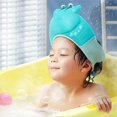 thumbnail image 3 of 2pcs Baby Shower Caps Silicone Hair Washing Hat Adjustable Kids Shampoo Caps, 3 of 3