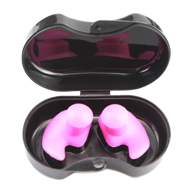 Bouchons d'Oreilles de Natation Étanches Réutilisables en Silicone Bouchons d'Oreilles de Natation pour Adultes pour la Douche le Bain le Surf le Snorkeling