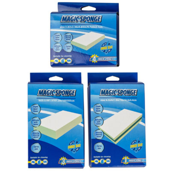Eraser Sponge Cleaning Pads Assorted Pack Size CASE OF 36 Walmart