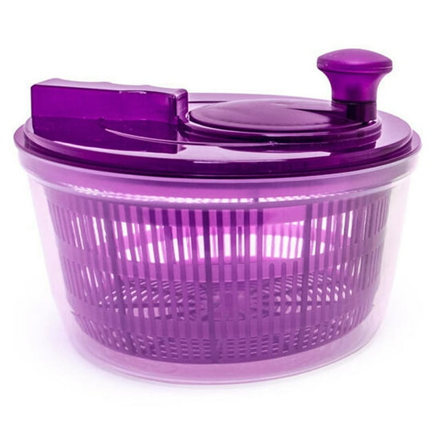 Starfrit - Essoreuse à Salade, Capacité de 4 Litres, Poignée Ergonomique, Violet