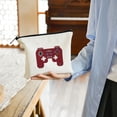 thumbnail image 6 of JEUXUS Men's Keep It Classic Initial Canvas Tote Bag for Women - 2 Pack White, 6 of 7
