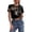 Khaki, variant on Graphic Oversized Crop Tops for Women Loose Cropped Distressed Tshirt Short-Sleeve Vintage Boxy Tee Shirts