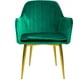 thumbnail image 3 of Set 2 Sillones Eames Tapizados Vintage Rack & Pack  Silla Sala Brazos Verde Terciopelo, 3 of 5